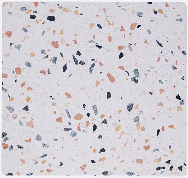 Abbildung Tafelblad Gano Terrazzo Schrägansicht