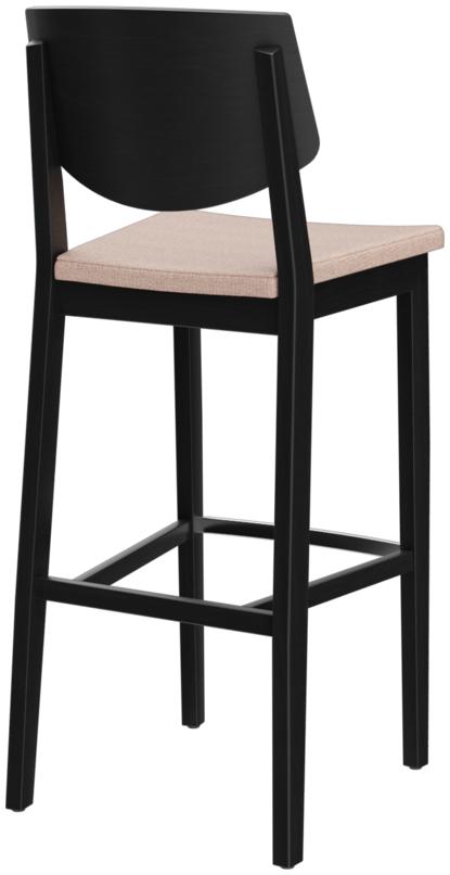 Abbildung sgabello da bar Quorum C Schrägansicht