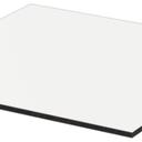 Abbildung Tischplatte Compact Slim Schrägansicht