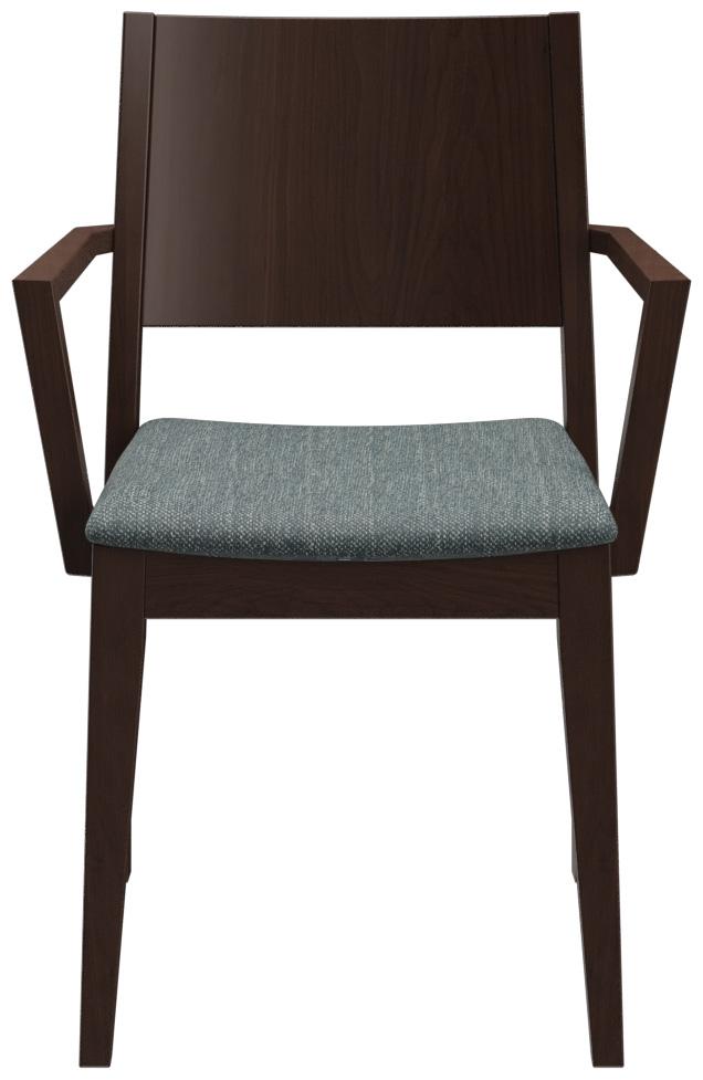 Abbildung Chaise à accoudoirs Quin Vorderansicht