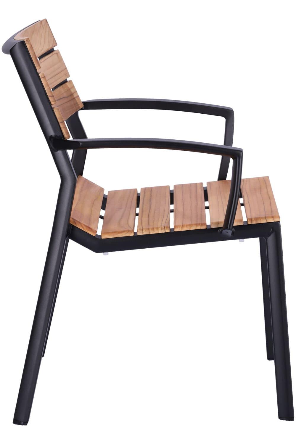 Abbildung Chaise à accoudoirs Tadeo Seitenansicht
