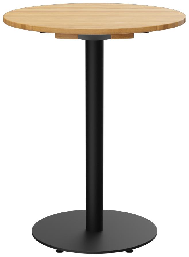 Abbildung Eettafel Kerst Slim Seitenansicht