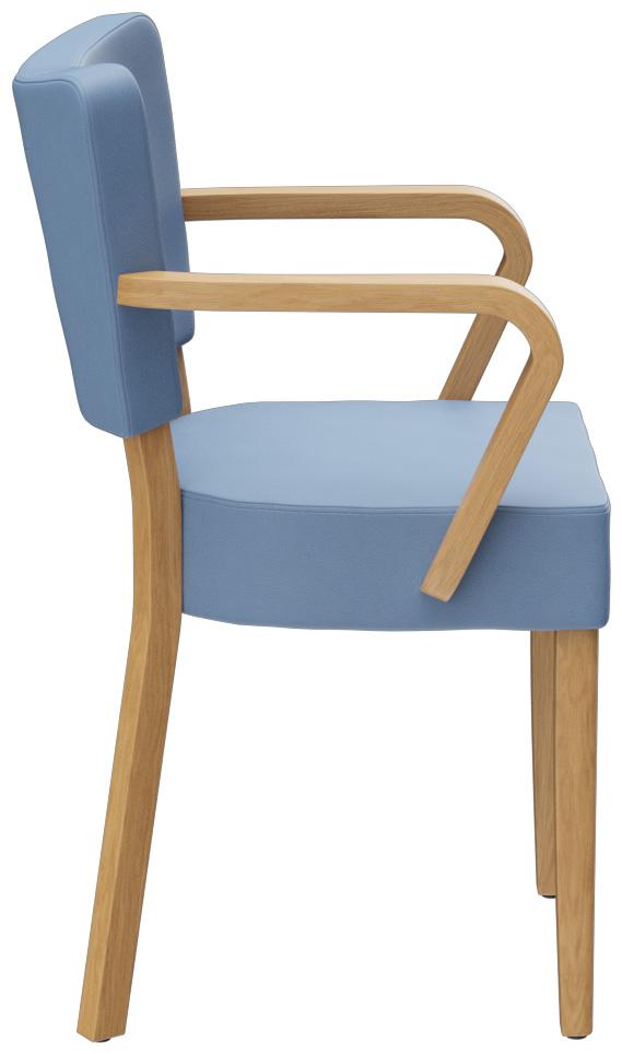 Abbildung Armstoel Damara Seitenansicht