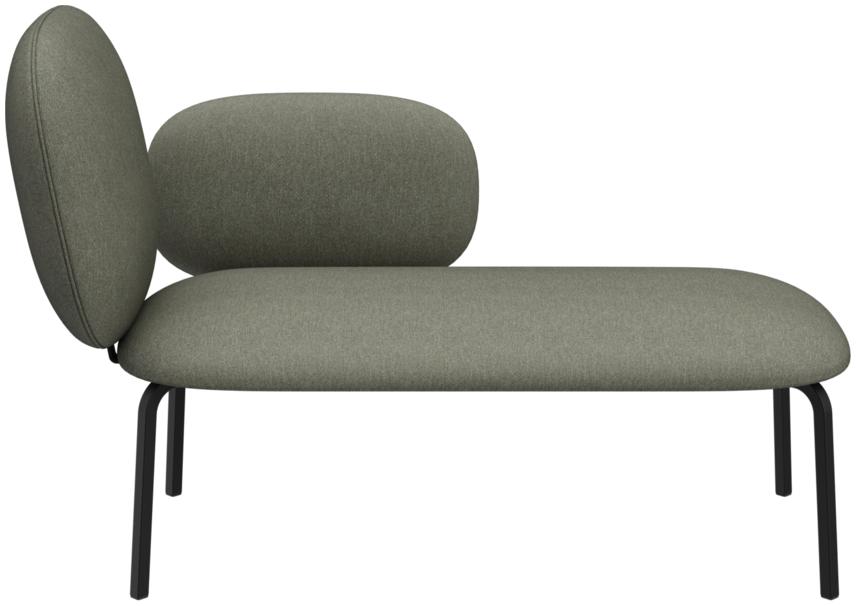 Abbildung Left-hand facing chaise longue Liberty Vorderansicht