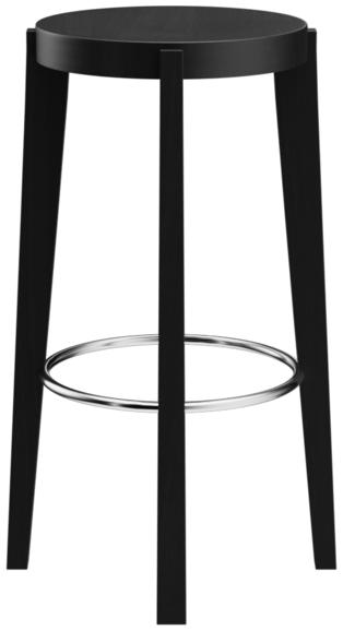 Abbildung Tabouret de bar Beno Rückansicht
