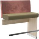 Abbildung Anbau-/Abschlusselement 100 cm H-Line Schrägansicht