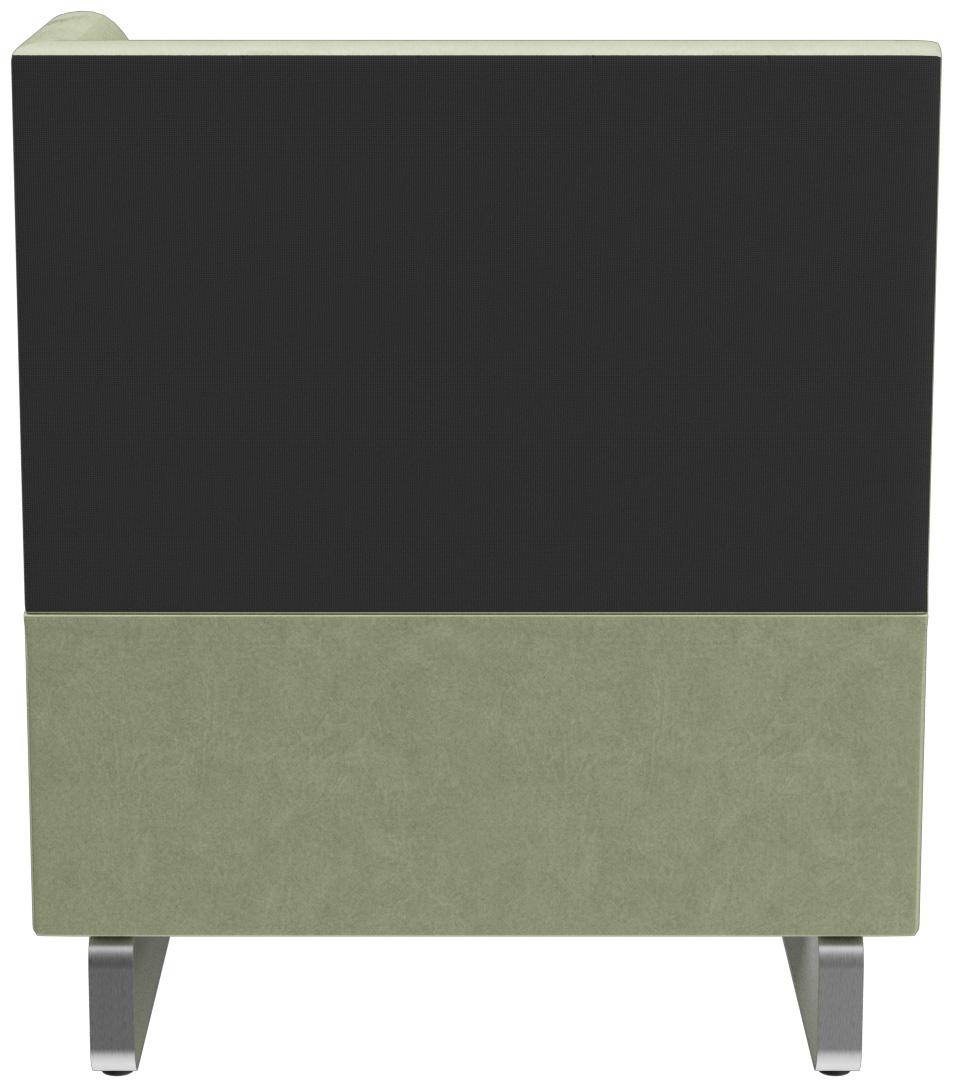 Abbildung Abschlusselement rechts D-Line Rückansicht