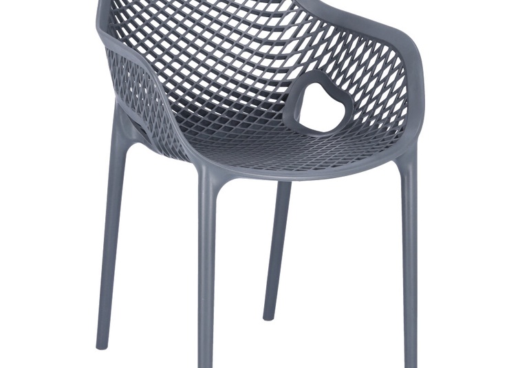 Abbildung Chaise à accoudoirs Emilia Schrägansicht