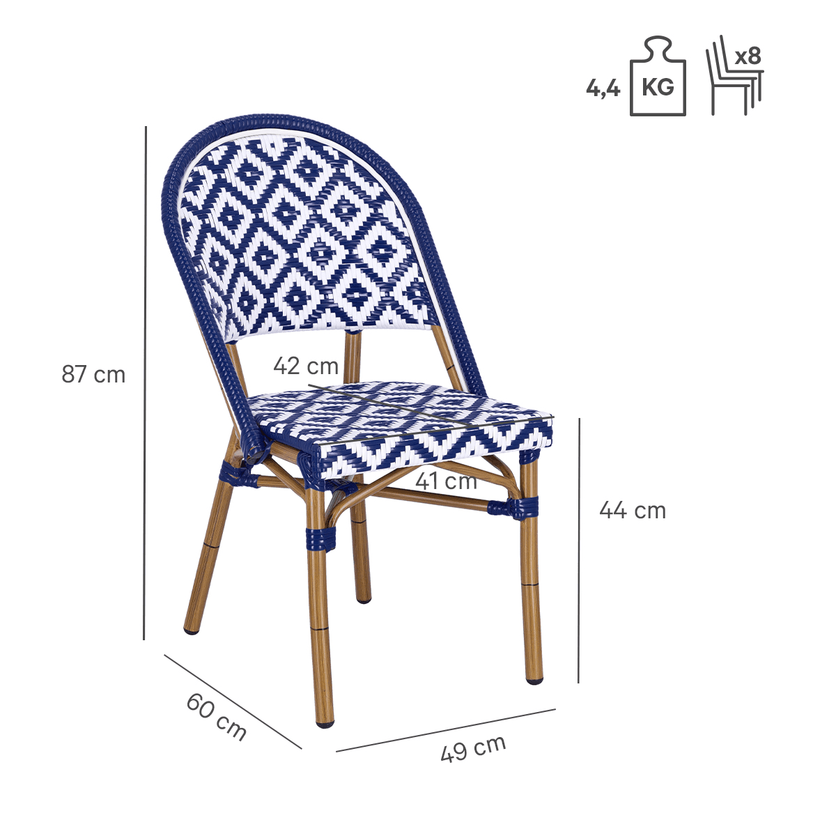Abbildung chaise Melara