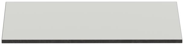 Abbildung Tischplatte Compact Slim Vorderansicht