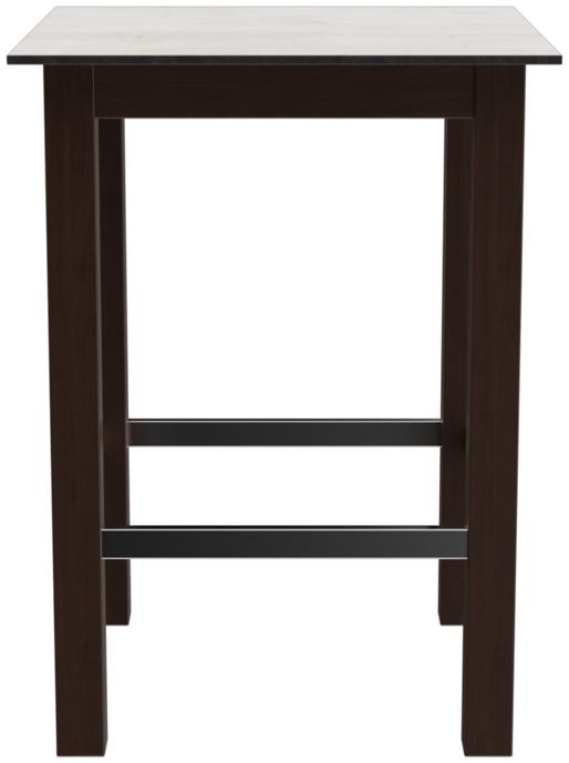 Abbildung Counter-height table Dunia Rückansicht