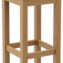 Abbildung halbhoher Hocker Delu Schrägansicht