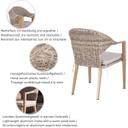 Abbildung Chaise à accoudoirs Maveno