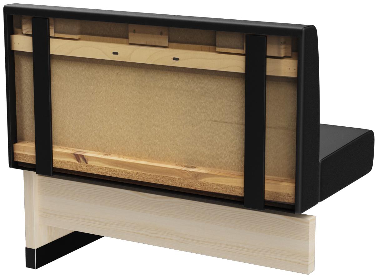 Abbildung Anbau-/Abschlusselement 100 cm H-Line Schrägansicht