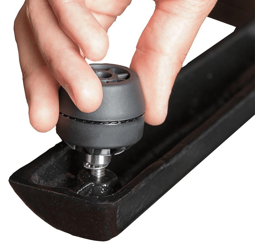 Abbildung Accessoires Flat Equalizer M8, 1 set bestaande uit 4 Vloerglijders