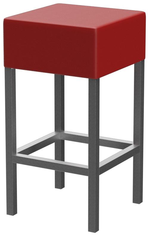Abbildung halbhoher Hocker Yes Schrägansicht