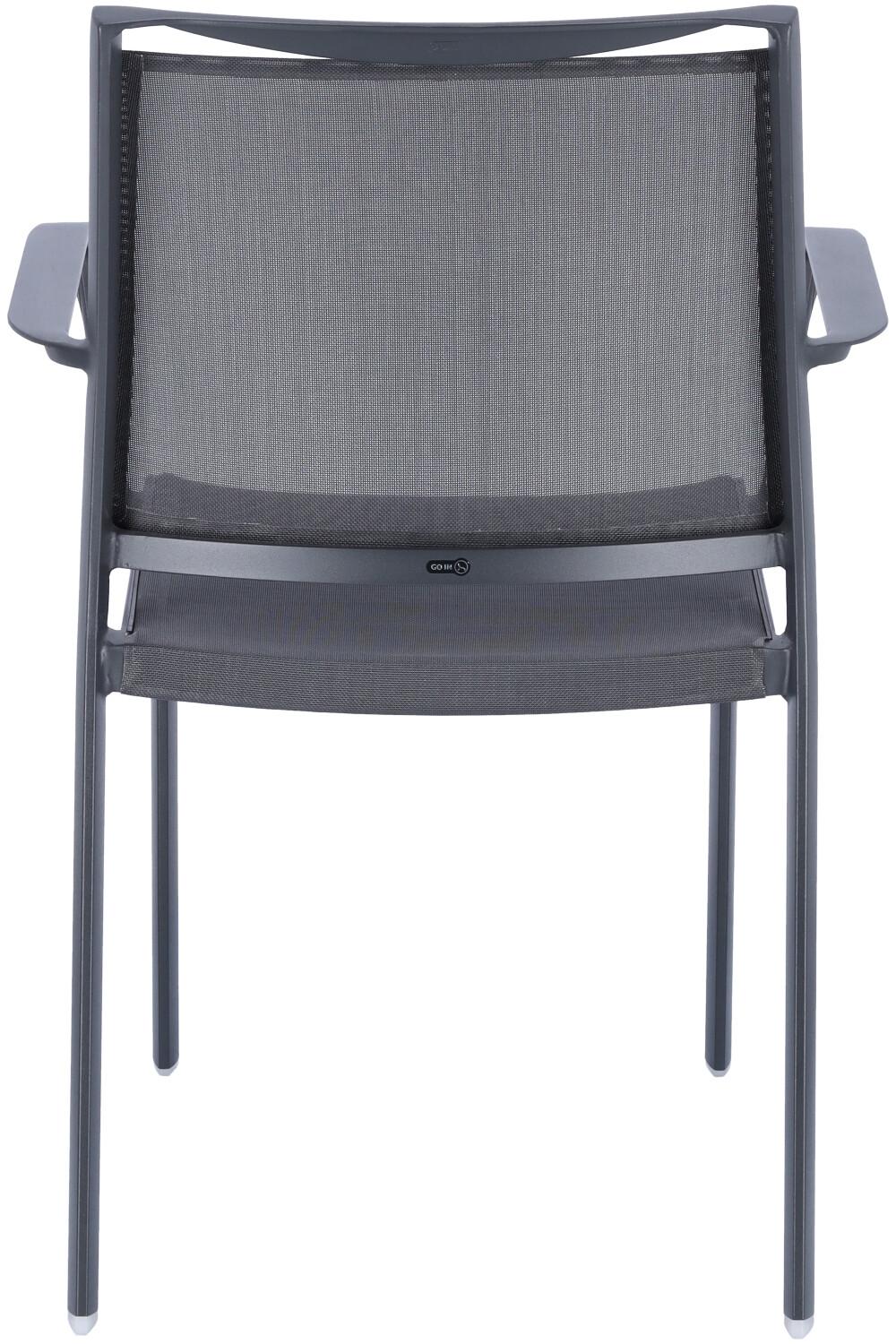 Abbildung Chaise à accoudoirs Taha Rückansicht