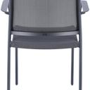 Abbildung Chaise à accoudoirs Taha Rückansicht