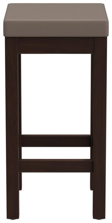 Abbildung halbhoher Hocker Delu Rückansicht