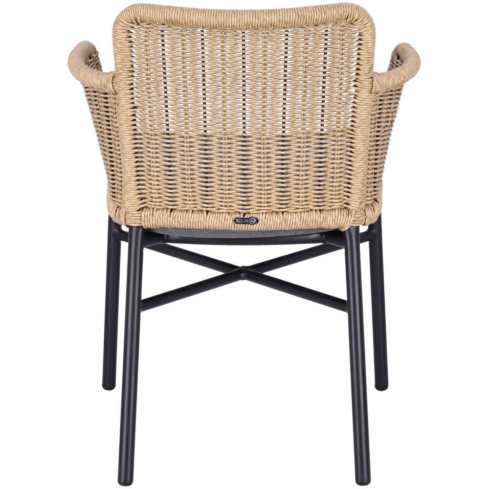 Abbildung Chaise à accoudoirs Usara Rückansicht