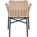 Abbildung Chaise à accoudoirs Usara Rückansicht