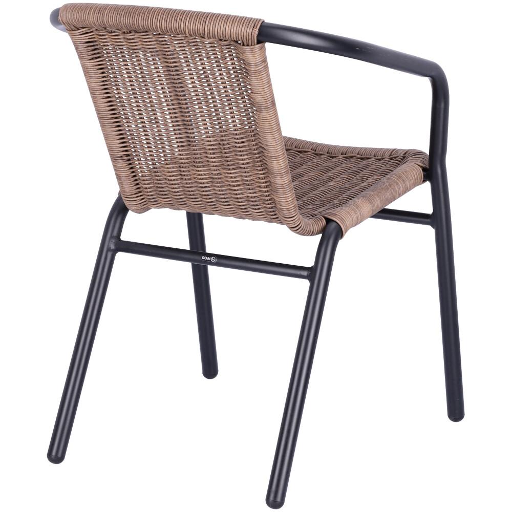 Abbildung Chaise à accoudoirs Enriko Schrägansicht