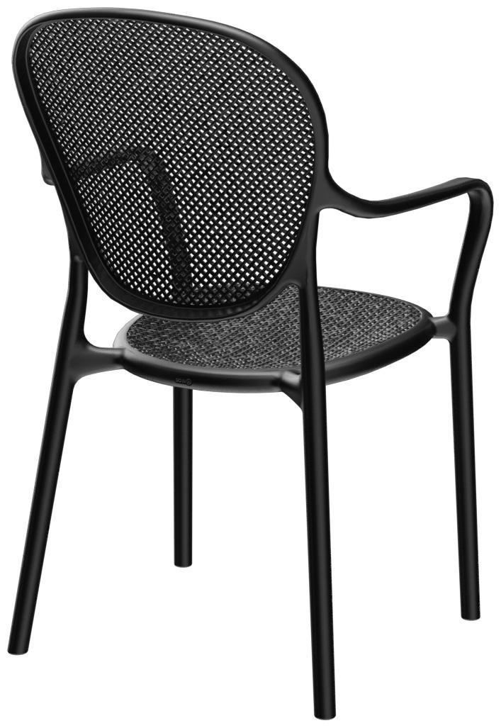 Abbildung Chaise à accoudoirs Ermon Schrägansicht