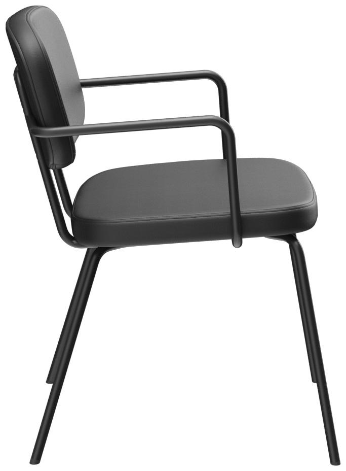 Abbildung Chaise à accoudoirs Vayo Seitenansicht