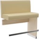 Abbildung Anbau-/Abschlusselement 100 cm H-Line Schrägansicht