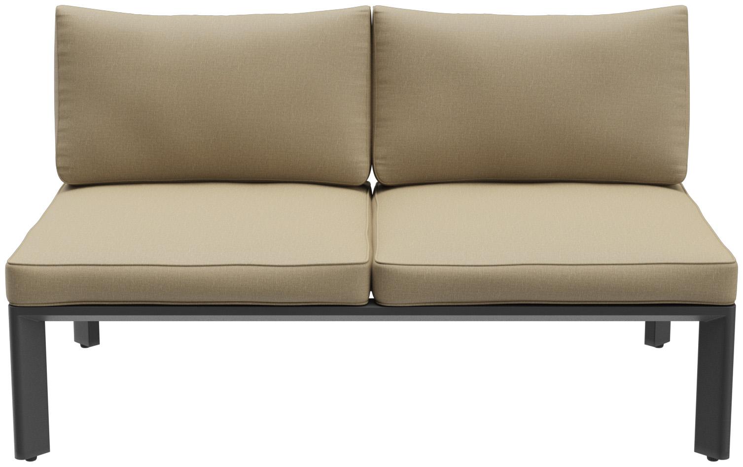 Abbildung 2-Sitzer-Element Lorcan Vorderansicht