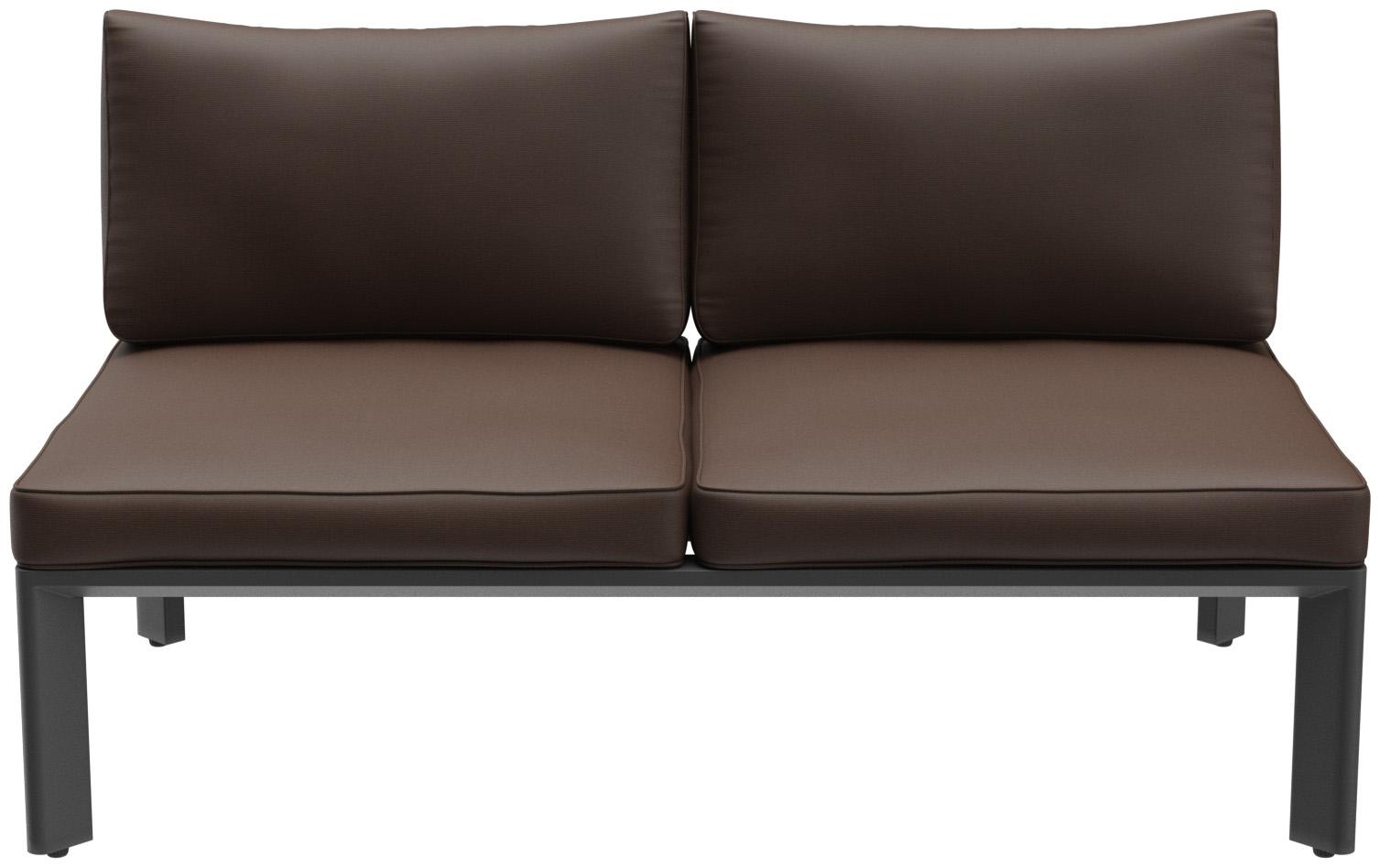 Abbildung 2-Sitzer-Element Lorcan Vorderansicht