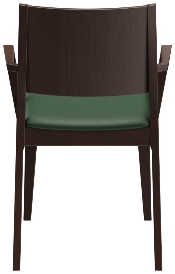 Abbildung Armlehnstuhl Quin Rückansicht