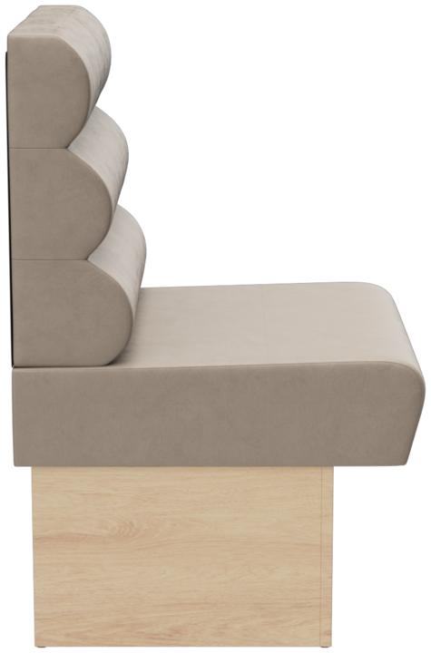 Abbildung Right end element 60 cm Ripple Seitenansicht