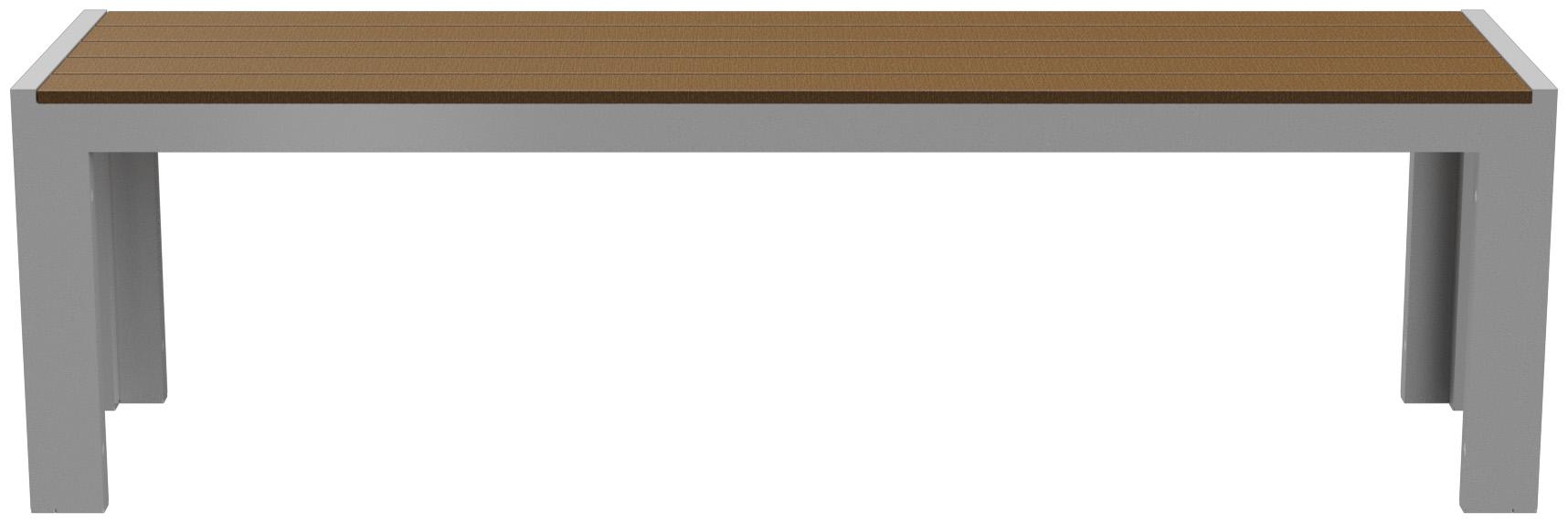 Abbildung 3-Sitzer-Bank Risa Vorderansicht