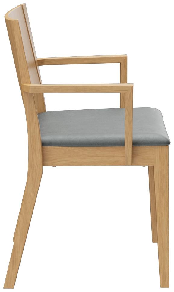 Abbildung Armstoel Quin Seitenansicht