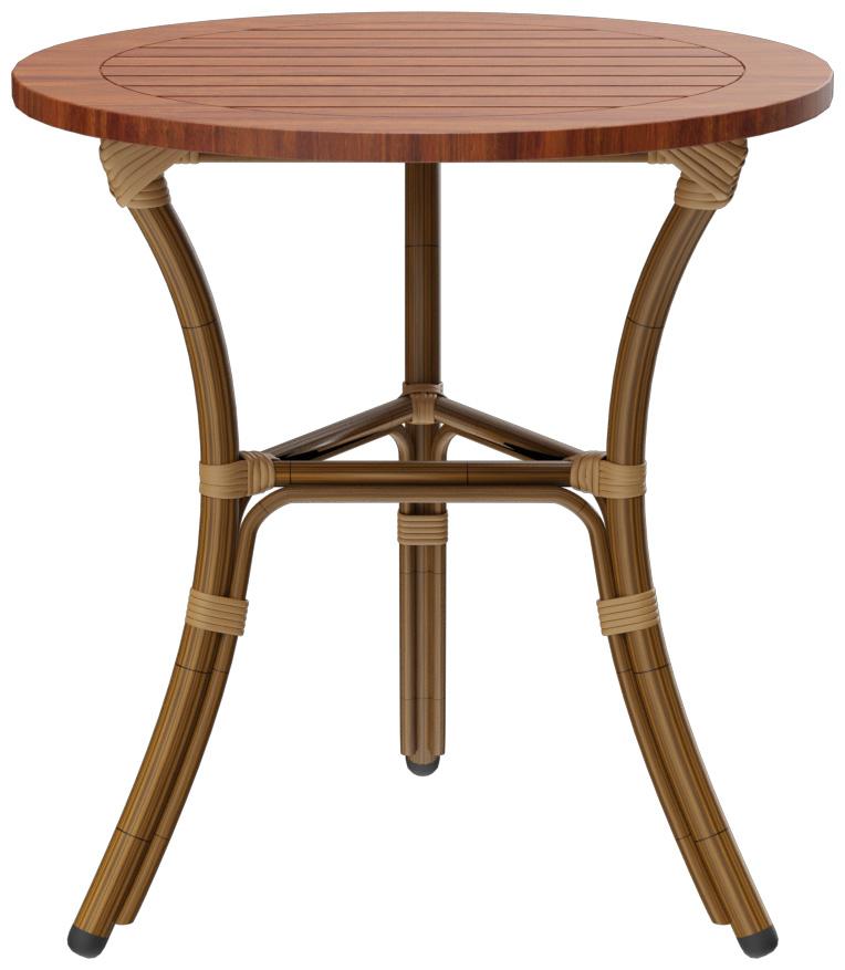 Abbildung Table à manger Marysol Seitenansicht