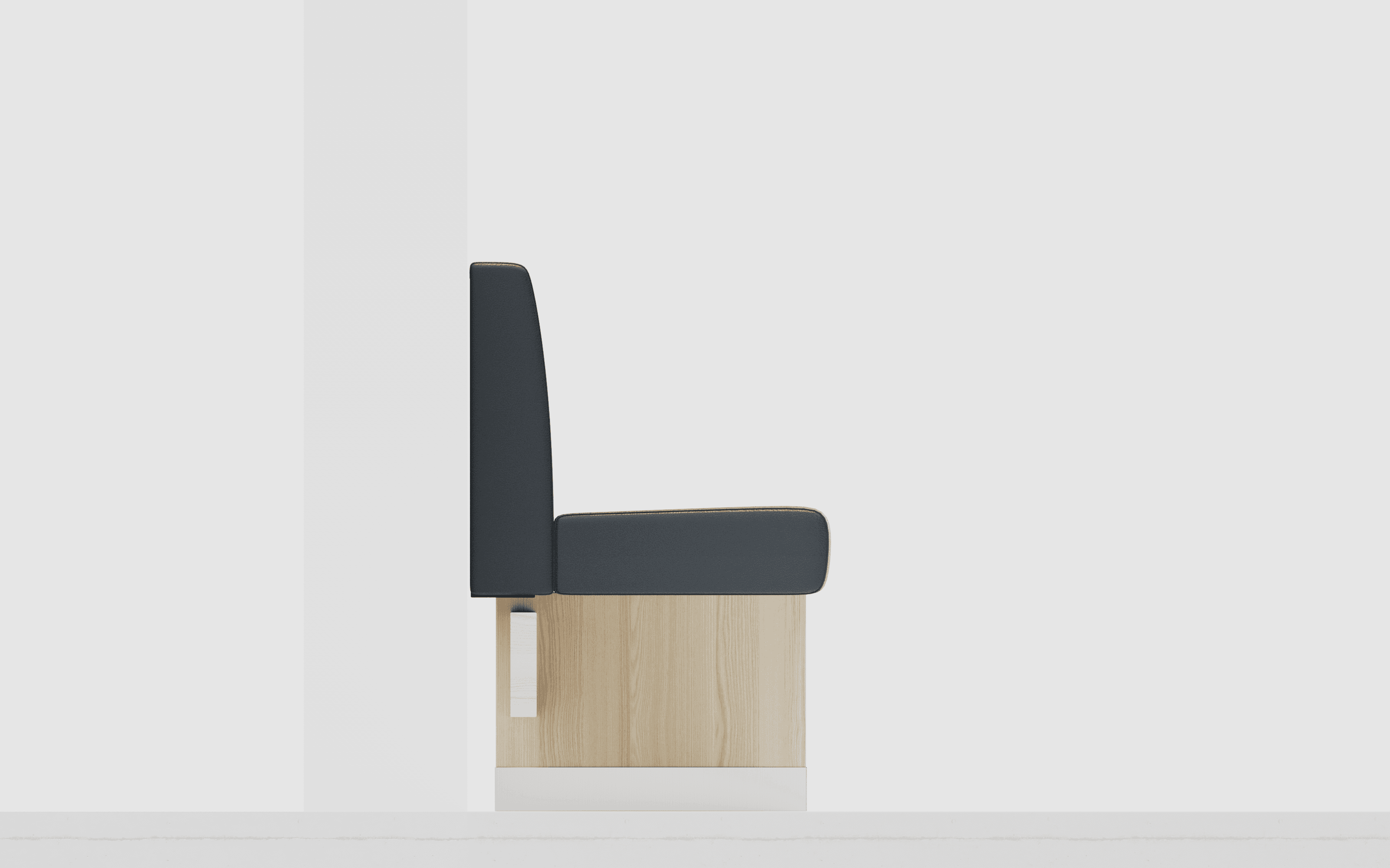 Abbildung Anbau-/Abschlusselement 150 cm H-Line Detailansicht