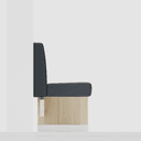 Abbildung Anbau-/Abschlusselement 150 cm H-Line Detailansicht