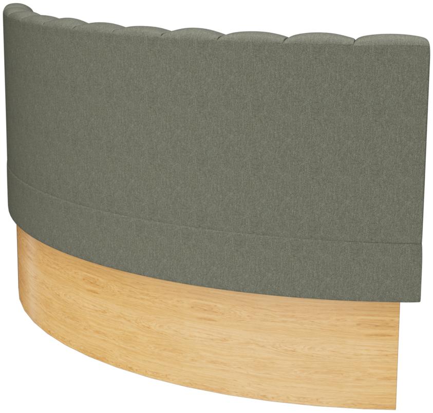 Abbildung Left-hand rounded end panel Felipa Seitenansicht