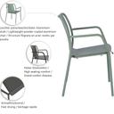 Abbildung Chaise à accoudoirs Marlis