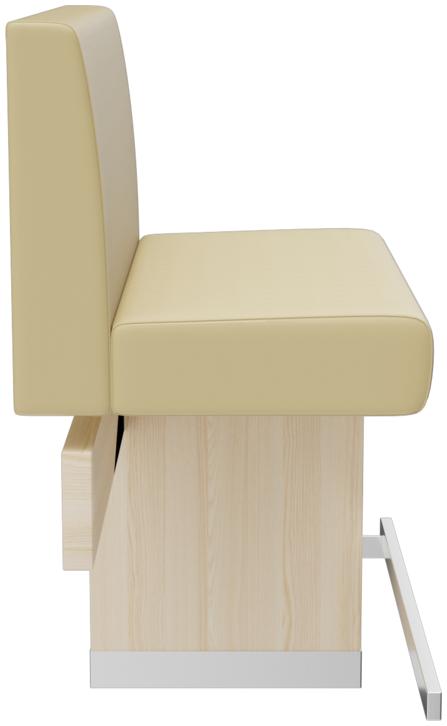 Abbildung Extension/End element 100 cm H-Line Seitenansicht