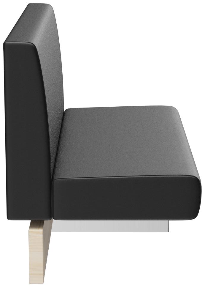 Abbildung Anbau-/Abschlusselement 100 cm H-Line Seitenansicht