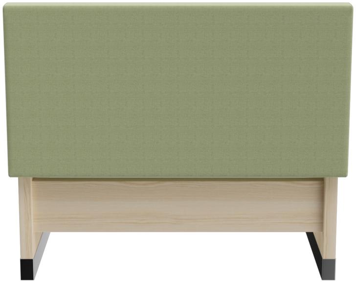 Abbildung Single/base element 100 cm H-Line Rückansicht