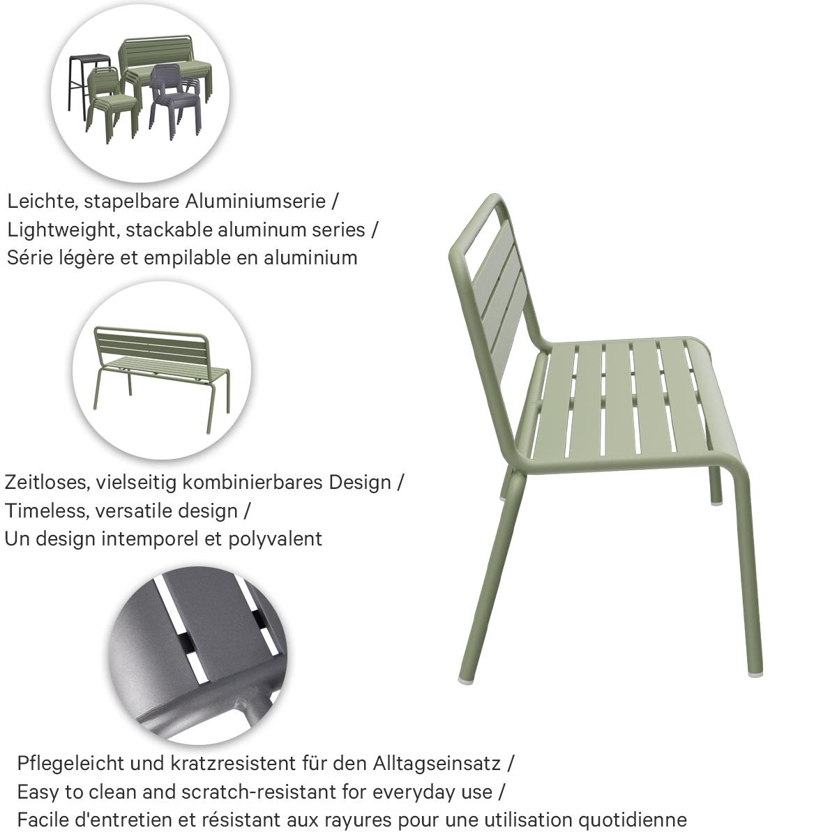 Abbildung 2-seater bench Heco