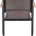 Abbildung Chaise à accoudoirs Tano Rückansicht