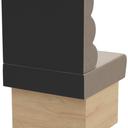 Abbildung Right end element 60 cm Ripple Schrägansicht