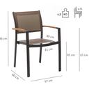 Abbildung Chaise à accoudoirs Tano