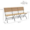 Abbildung 3-seater bench Valentin