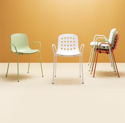 Chaise à accoudoirs Elias