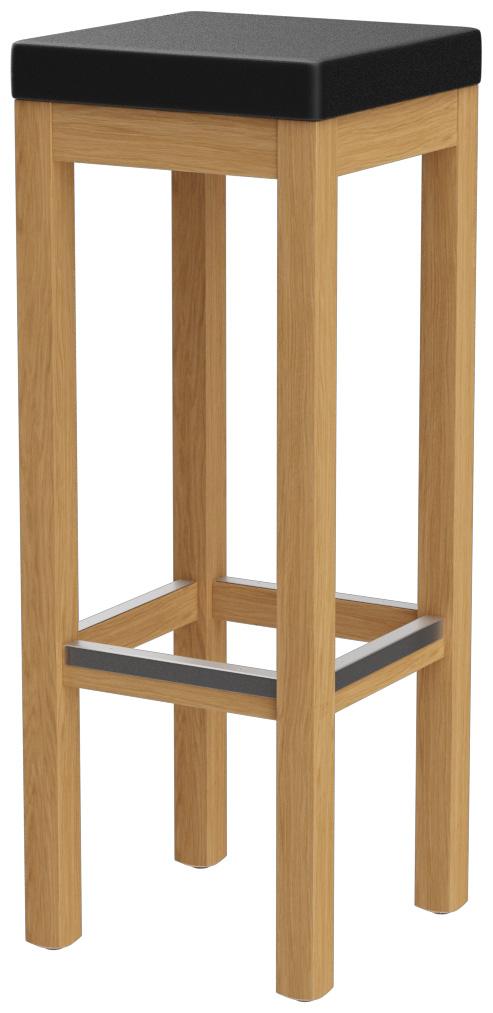 Abbildung Barhocker Delu Schrägansicht